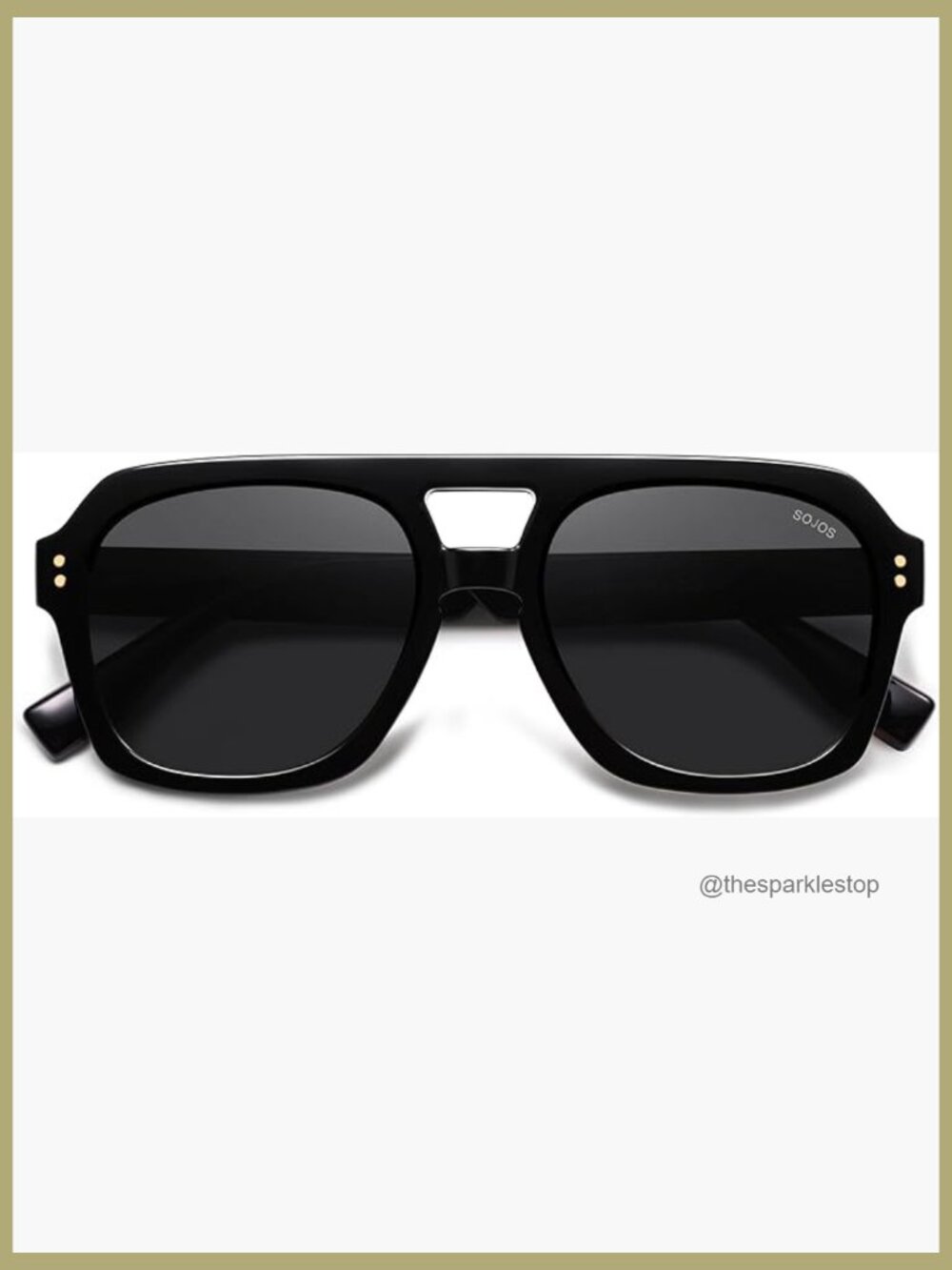 Retro Polarized Aviator Sunglasses with TAC Lenses